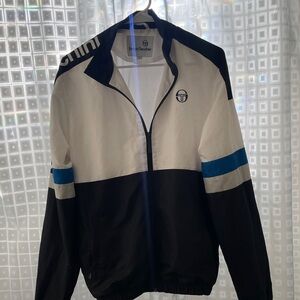 Sergio Tacchini Monochrome Zip-Up Jacket